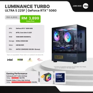 IDEALTECH Luminance Turbo NVIDIA® GeForce RTX™ 5060