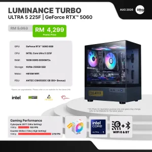 IDEALTECH Luminance Turbo NVIDIA® GeForce RTX™ 5060