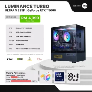 IDEALTECH Luminance Turbo NVIDIA® GeForce RTX™ 5060