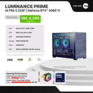 IDEALTECH Luminance Prime NVIDIA® GeForce RTX™ 5060 Ti