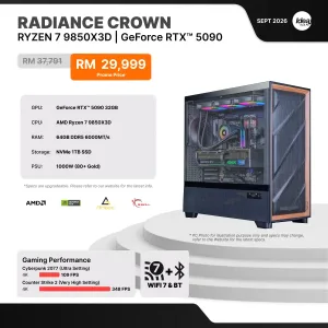IDEALTECH Radiance Crown NVIDIA® GeForce RTX™ 5090