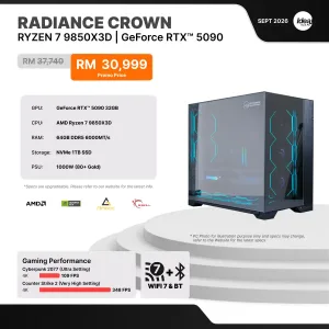 IDEALTECH Radiance Crown NVIDIA® GeForce RTX™ 5090