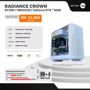IDEALTECH Radiance Crown NVIDIA® GeForce RTX™ 5090