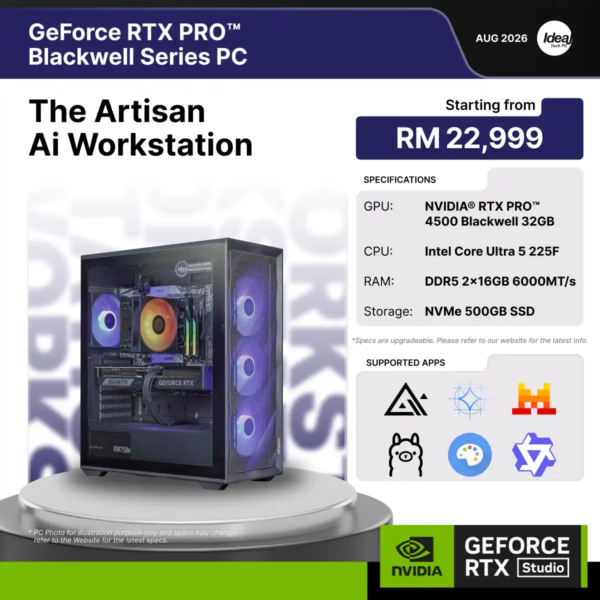 IDEALTECH The Artisan Ai Workstation