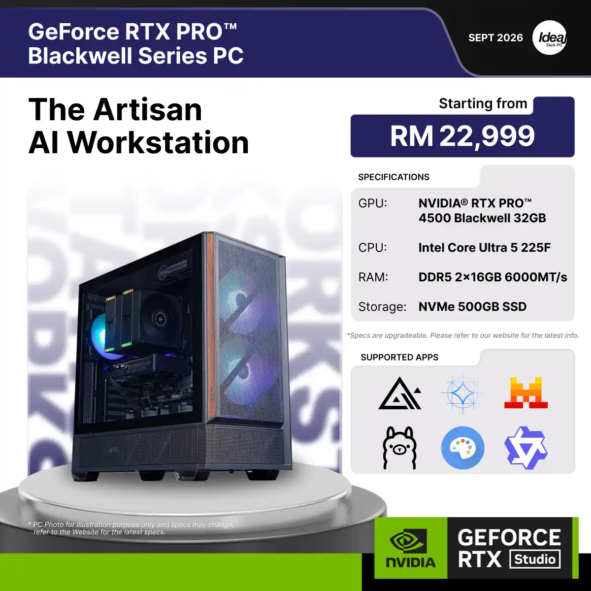 IDEALTECH The Artisan Ai Workstation