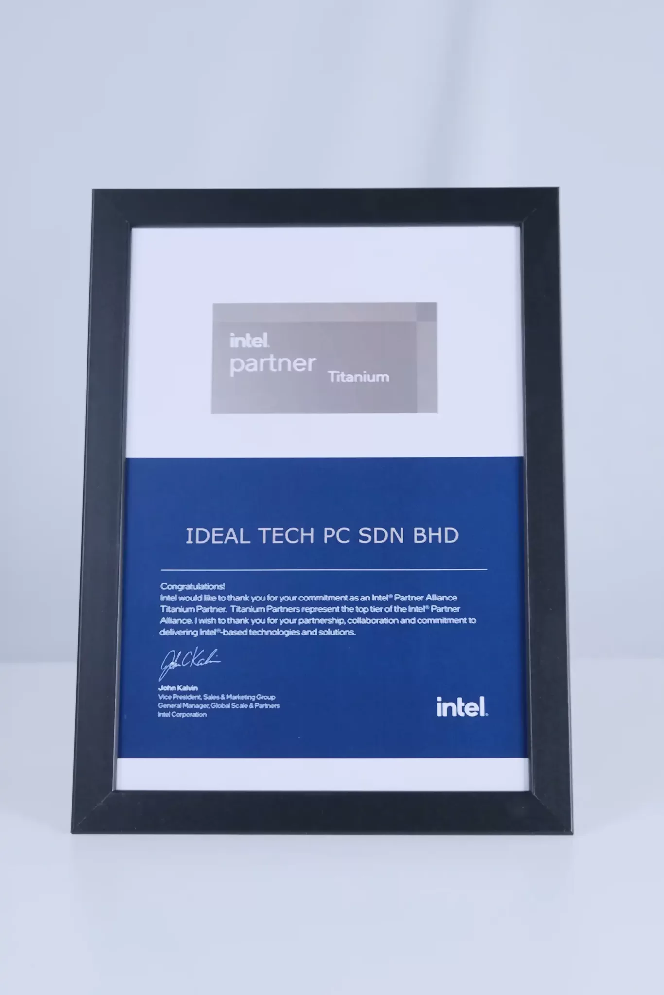 Intel Titanium Partner