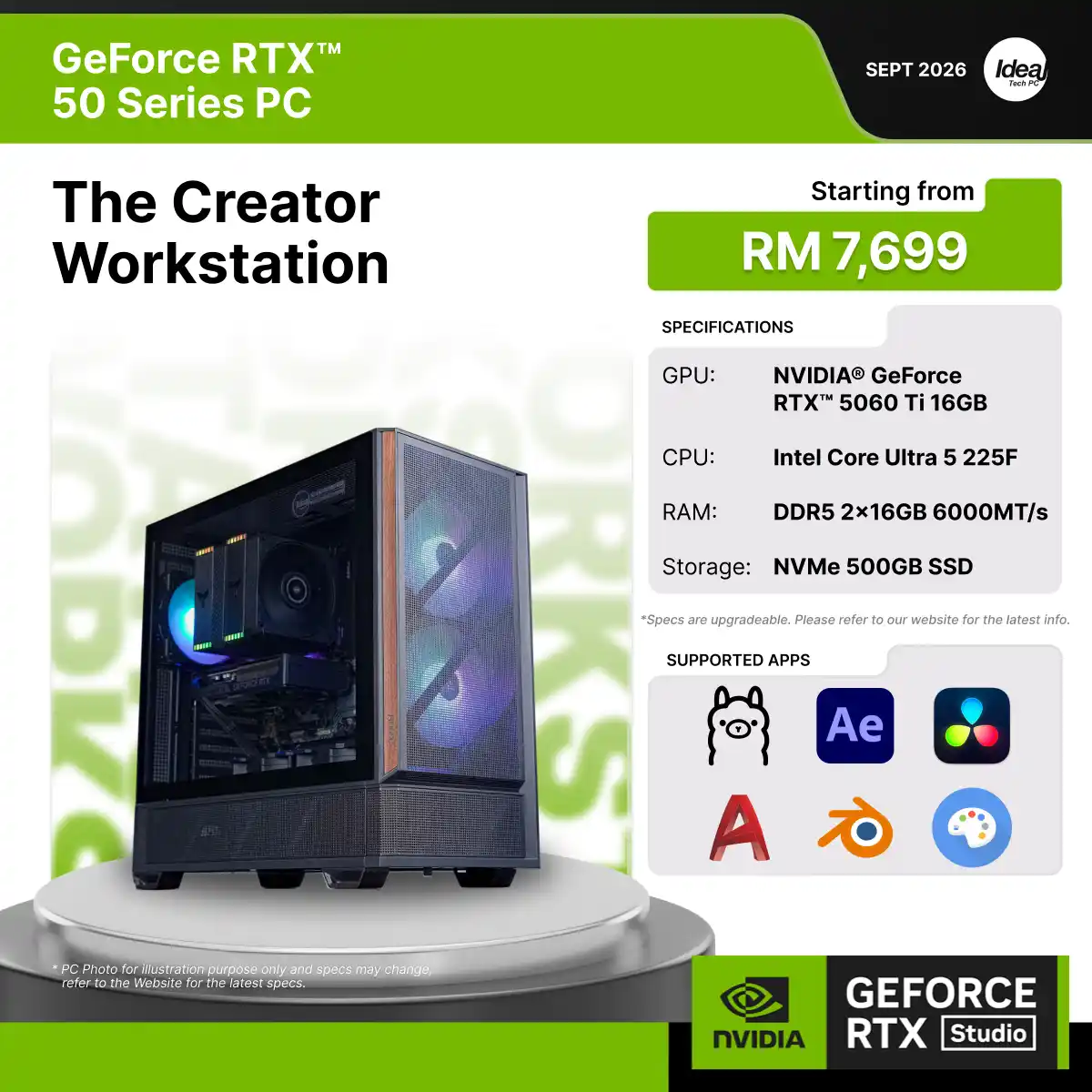 IDEALTECH The Creator Workstation