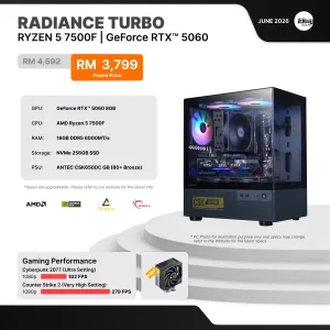 IDEALTECH Radiance Turbo NVIDIA® GeForce RTX™ 5060