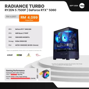 IDEALTECH Radiance Turbo NVIDIA® GeForce RTX™ 5060