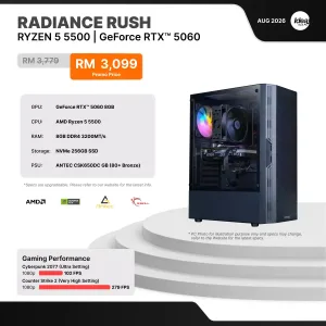IDEALTECH Radiance Rush NVIDIA GeForce RTX™ 5060