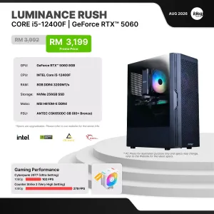 IDEALTECH Luminance Rush NVIDIA® GeForce RTX™ 5060
