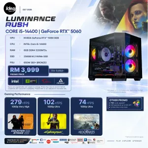 IDEALTECH Luminance Rush NVIDIA® GeForce RTX™ 5060