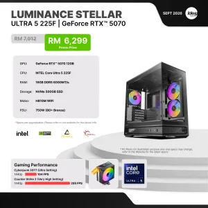 IDEALTECH Luminance Stellar NVIDIA® GeForce RTX™ 5070