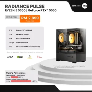 IDEALTECH Radiance Pulse NVIDIA GeForce RTX™ 5050