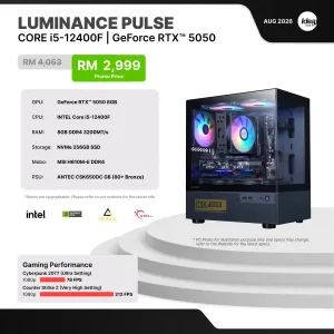 IDEALTECH Luminance Pulse NVIDIA GeForce RTX™ 5050
